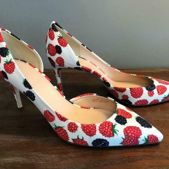 NEW in Box J.Crew $258 d'Orsay Pumps in Berry Print G0925 - Picture 2 of 7